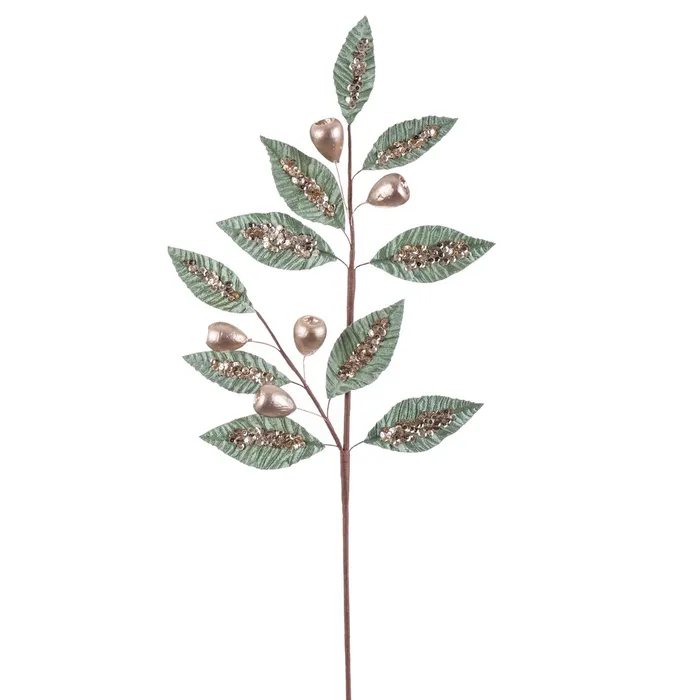 Set Frunze Decorative Verzi CreativDeco - Accesorii Naturale pentru Decorul de Craciun [1]