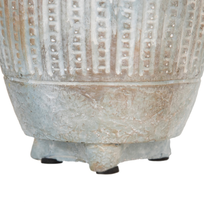 Set 6 ghivece decorative rotunde din ciment, formă cub [7]