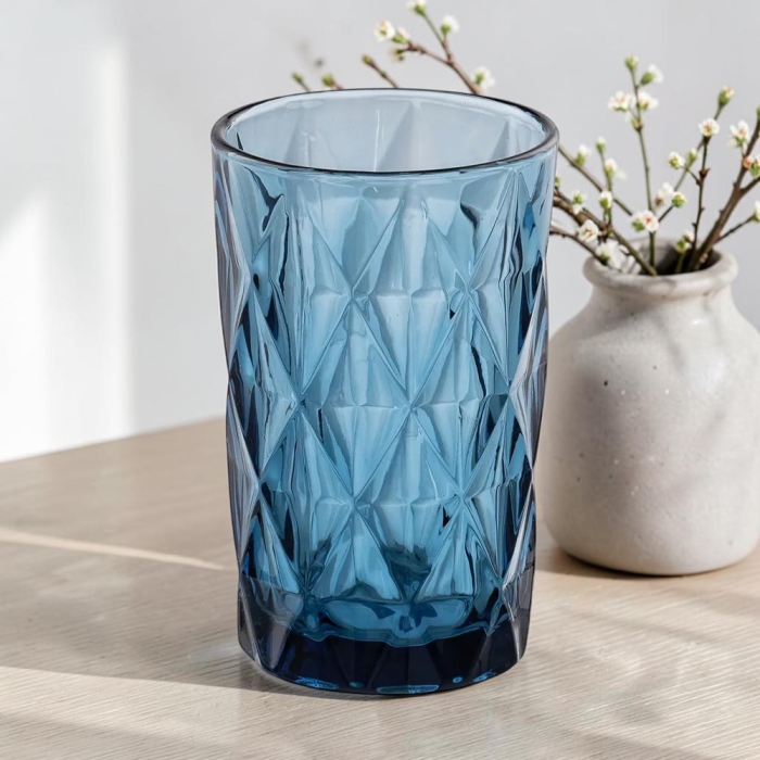 Pahar Apa Blue, Sticla Albastru - CreativDeco.ro [4]