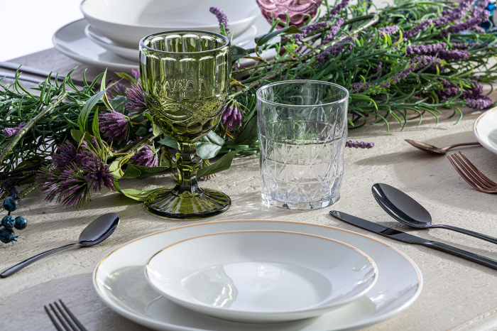 Pahare cristal transparent clasice|Seturi pahare elegante [4]