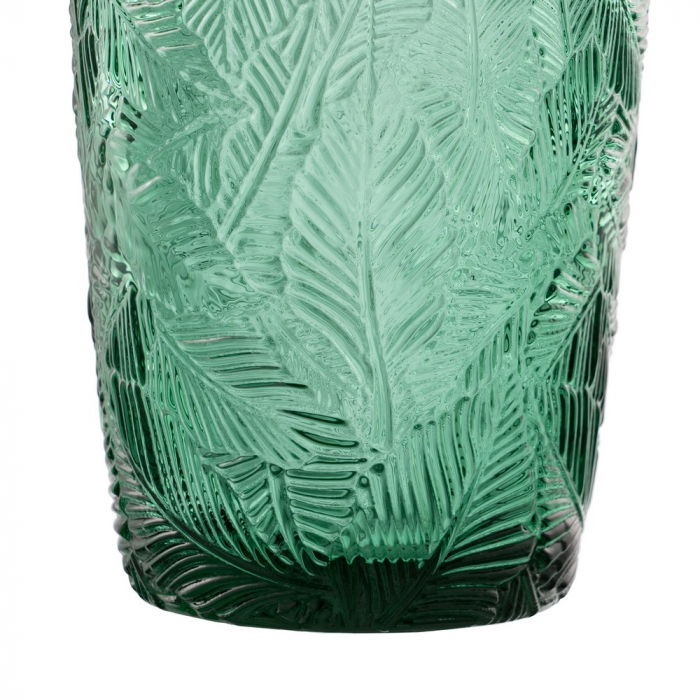 Set pahare cristal verde CreativDeco pentru bauturi racoritoare [4]