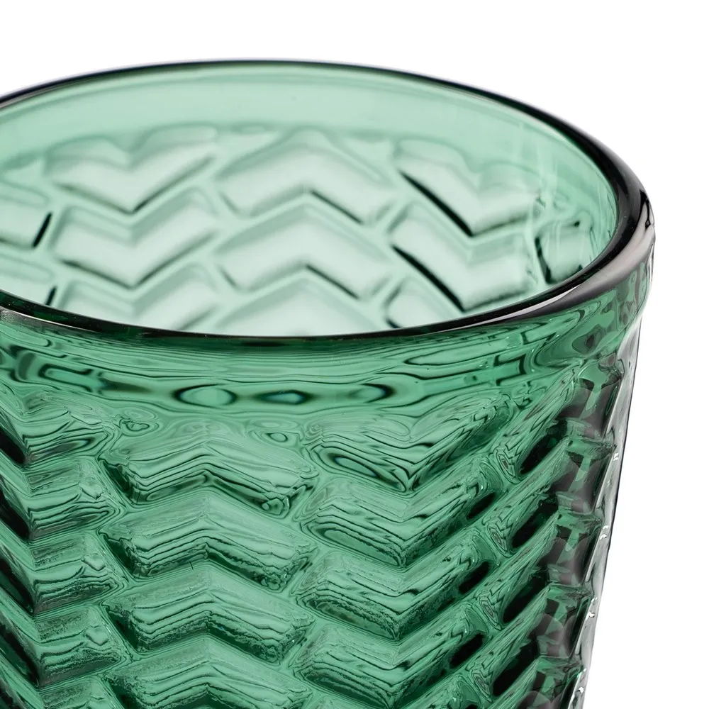 Set 6 Pahare Vin Dark Green, Cristal Verde - CreativDeco.ro [3]