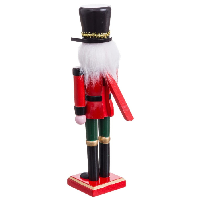 Set de 6 soldăței decorativi tip spărgător de nuci din lemn 23 cm [2]