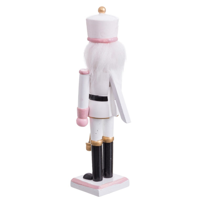 Soldăței decorativi spărgătorul de nuci albi set 6 din lemn [2]