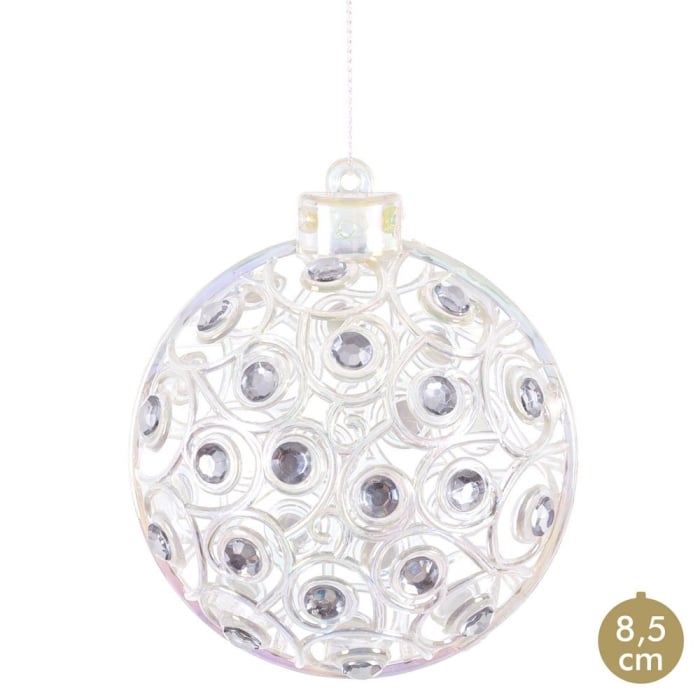 Globuri transparente decorative cristale Crăciun Ixia [1]