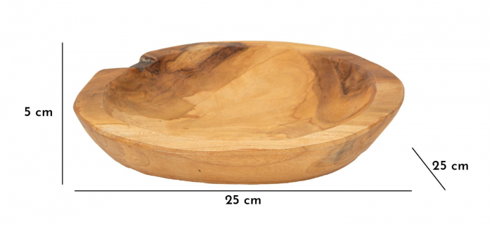 Boluri decorative lemn de tec 25x5 cm – imagine principală – Tipic [8]