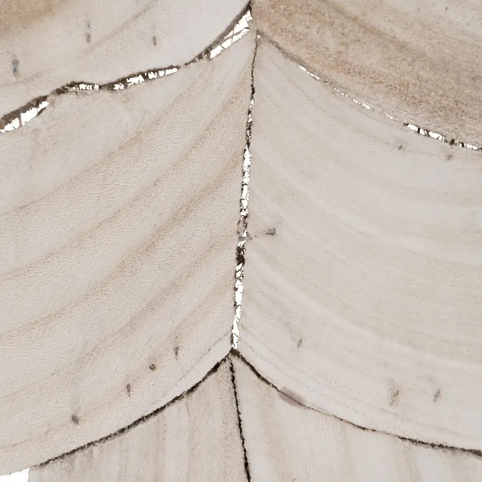 Set decor Craciun brazi lemn alb paulownia|Decoratiuni festive naturale [7]