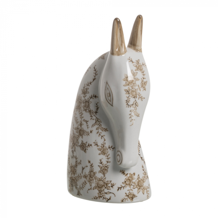 Set figurine portelan alb-maro cu design natural|Decoruri rustice si moderne cu figurine elegante [3]