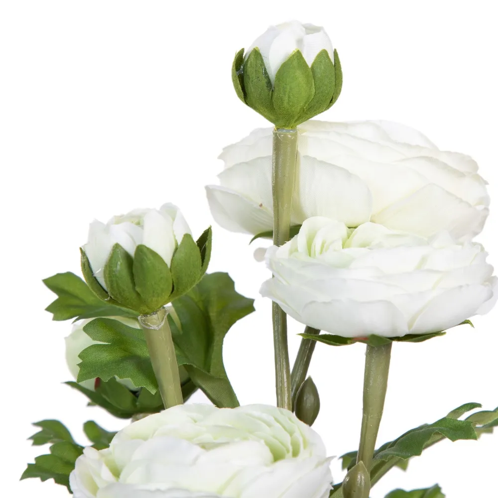 Ghivece cu flori artificiale albe | Decoratiuni dormitor | CreativDeco [3]