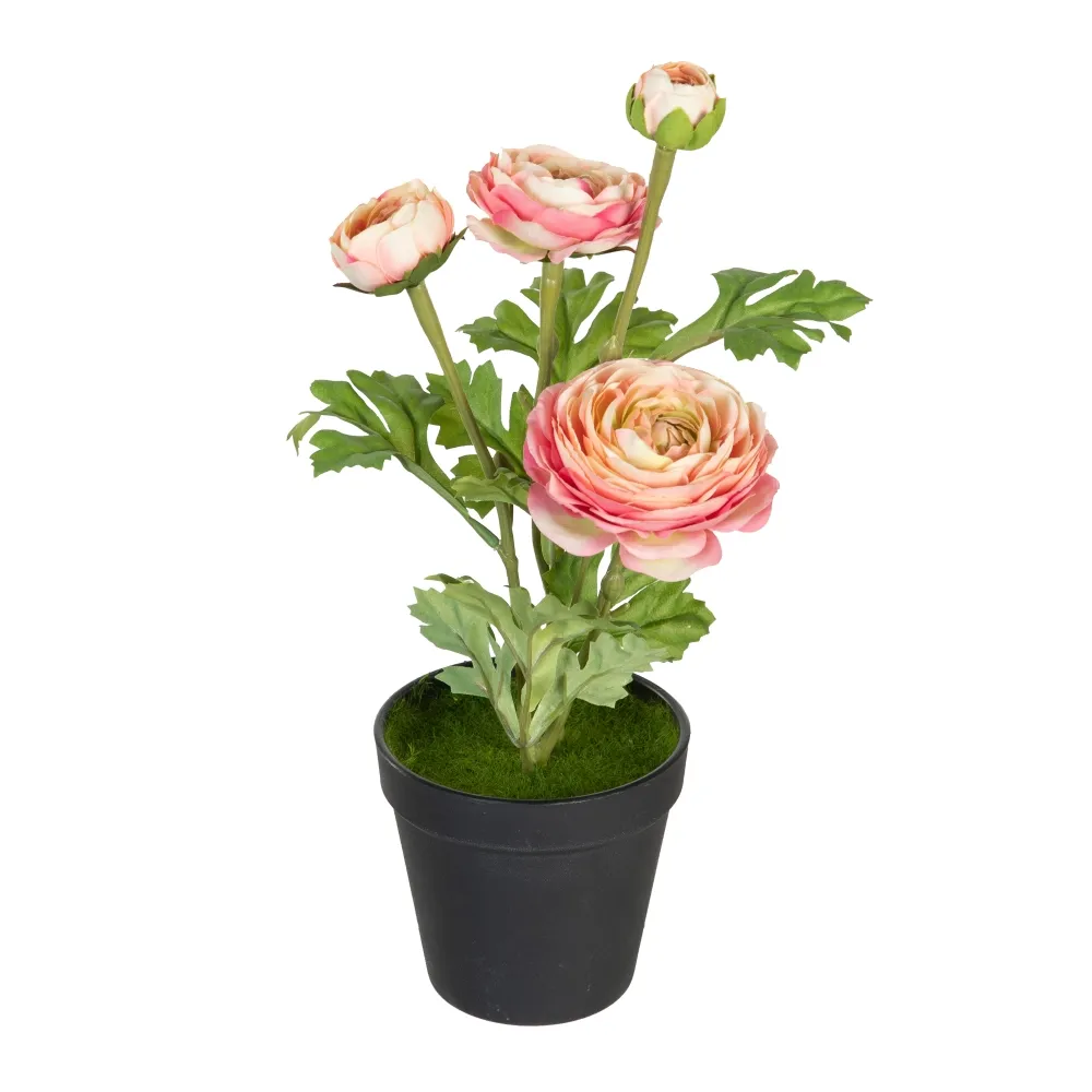 Ghivece cu flori artificiale roz | Aranjamente florale | CreativDeco [1]