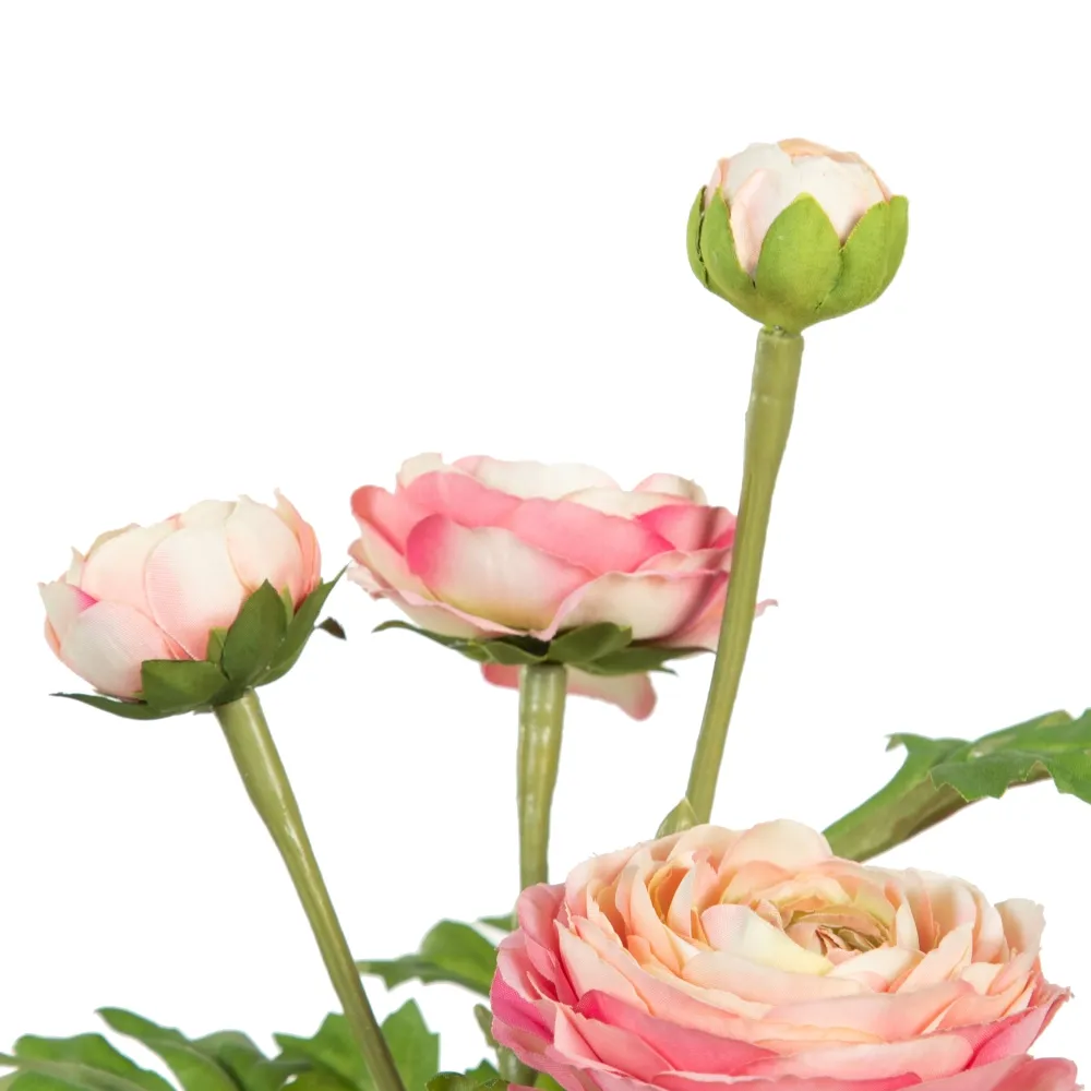 Ghivece cu flori artificiale roz | Aranjamente florale | CreativDeco [2]