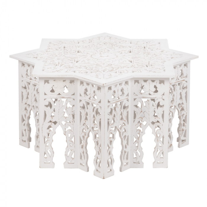 Masute Cafea Sculptate CreativDeco - Design Artizanal pentru Living [3]