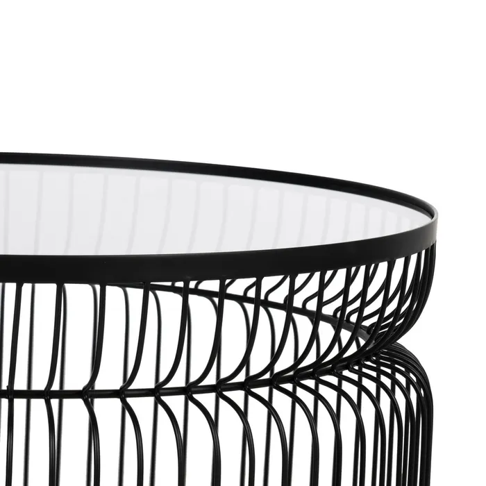 Set măsuțe moderne sticlă fier, mobilier contemporan [5]