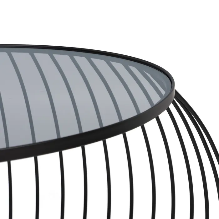 Set măsuțe cafea fier sticlă, mobilier elegant [11]