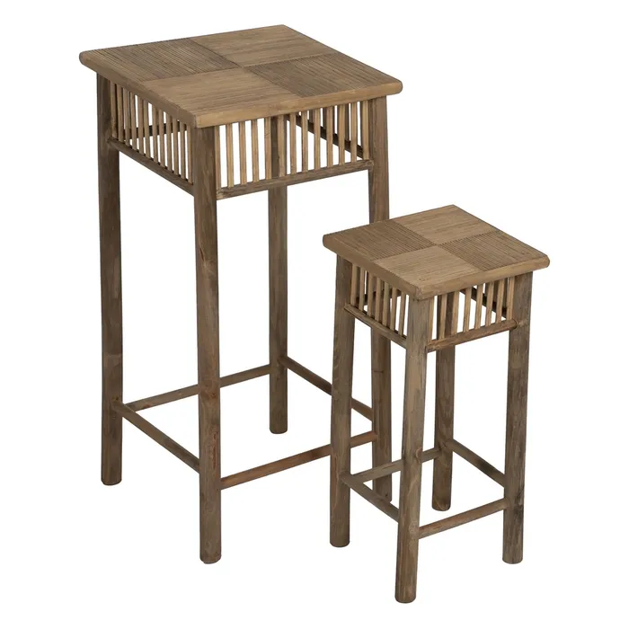 Set masute bambus modern|Mobilier dormitor eco-friendly [2]