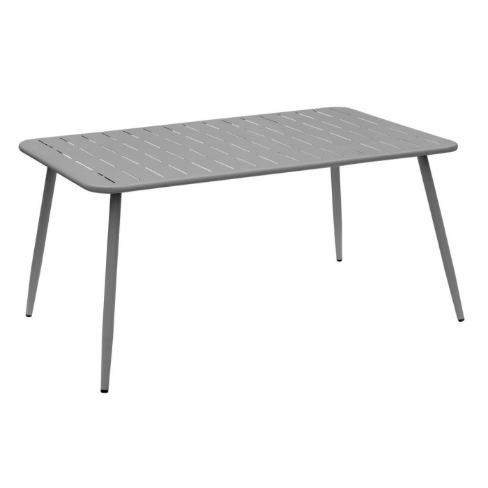 Set de 2 mese Pankow Limo în grădină cu mobilier scandinav și perne crem [1]