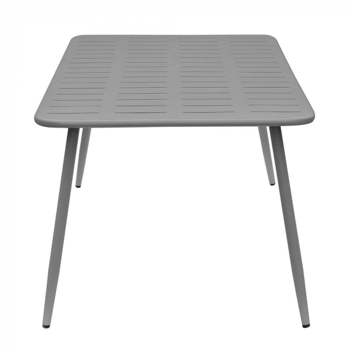 Set de 2 mese Pankow Limo în grădină cu mobilier scandinav și perne crem [3]