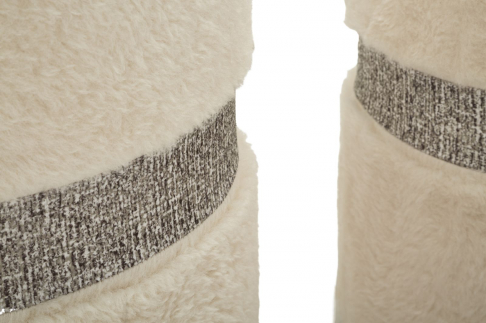 Set de 2 pufuri crem cu spațiu de depozitare Saint Moritz [4]