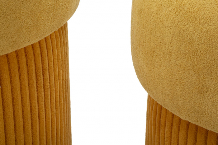 Set de 2 pufuri cu spațiu de depozitare galbene Aspen [3]