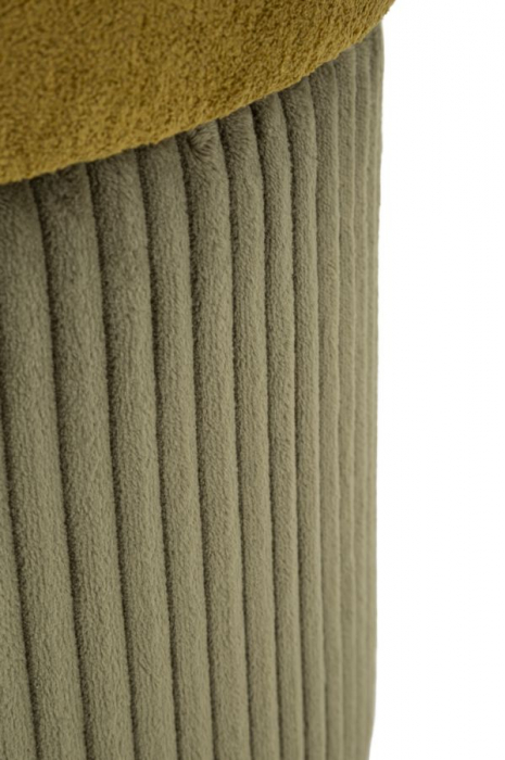 Set de 2 pufuri cu spațiu de depozitare verzi Aspen [5]