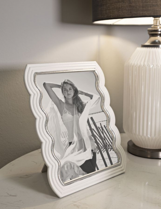 Rame foto din rășină albă cu design ondulat 20x25 – imagine principală [5]