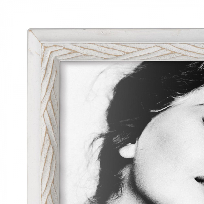 Set rame foto albe moderne cu model geometric 13x18 cm | CreativDeco [4]