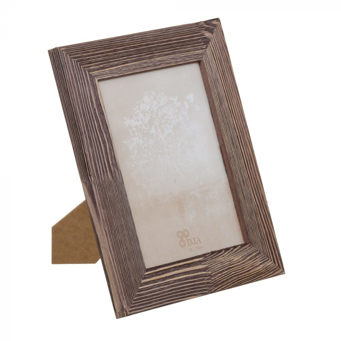 Set rame foto rustice lemn pin 15x20 cm cu striații vizibile | CreativDeco [1]