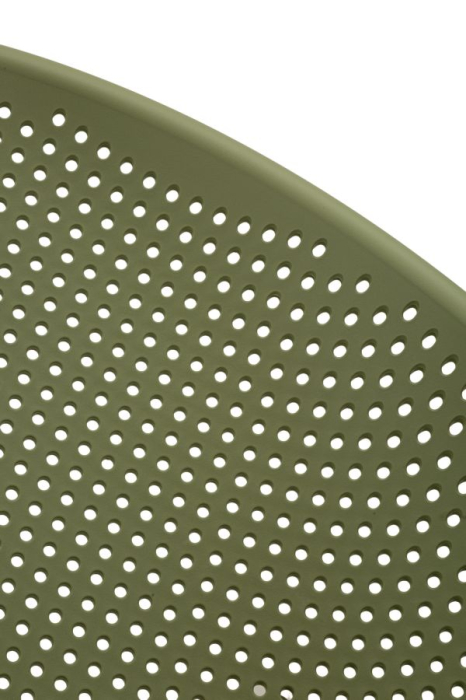Set 2 scaune balansoar terasa plastic verde perforat 66x88x80 cm [9]