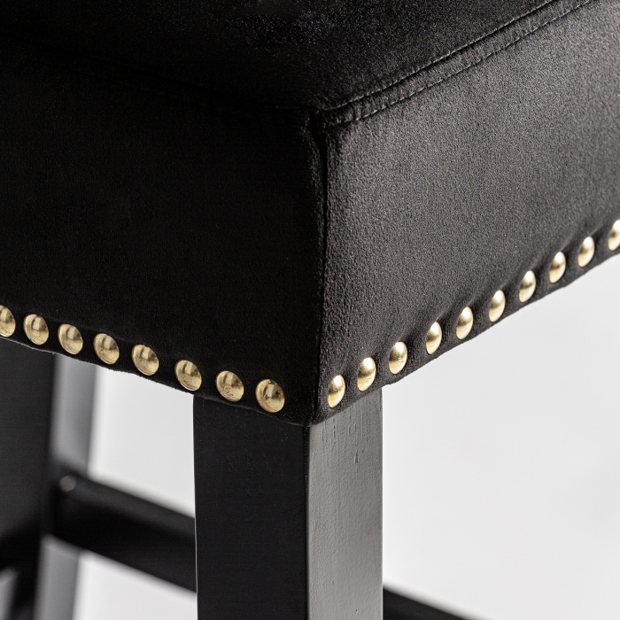 Set 2 scaune bar contemporane lemn negru|Scaune moderne [5]