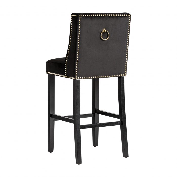 Set 2 scaune bar contemporane lemn negru|Scaune moderne [4]