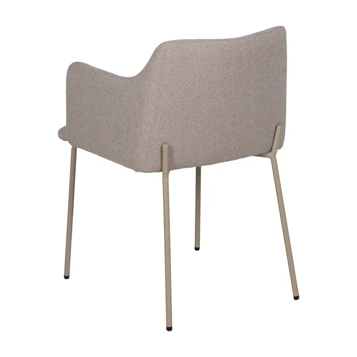 Set 2 scaune bej cotiere moderne|Scaune bej cu cotiere pentru dining [4]