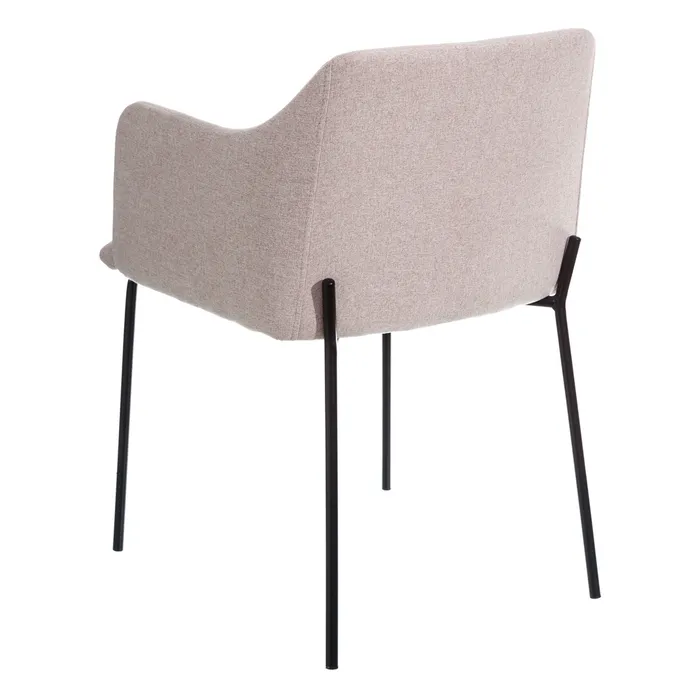 Set 2 scaune bej moderne cotiere|Scaune bej cu cotiere pentru birou [4]