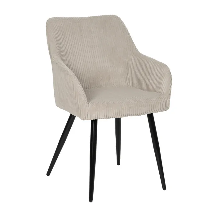 Set 2 scaune bej catifea moderne|Scaune bej din catifea pentru dining [2]