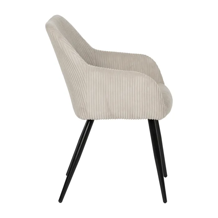 Set 2 scaune bej catifea moderne|Scaune bej din catifea pentru dining [3]