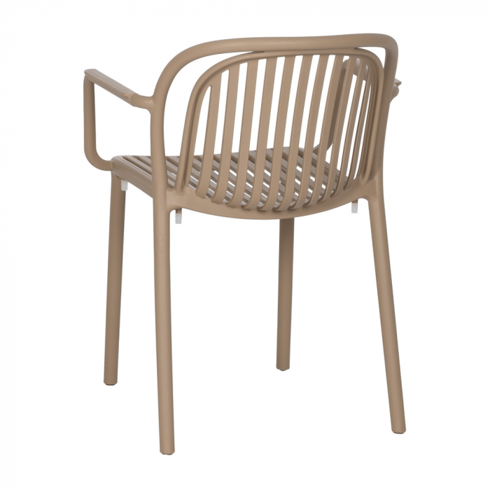 Set 2 scaune terasa bej ergonomice si moderne [5]