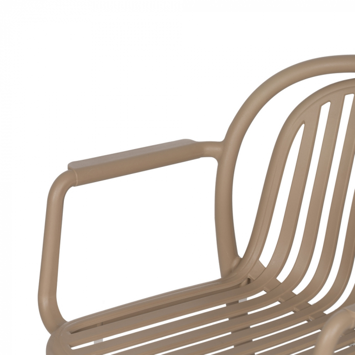 Set 2 scaune terasa bej ergonomice si moderne [7]