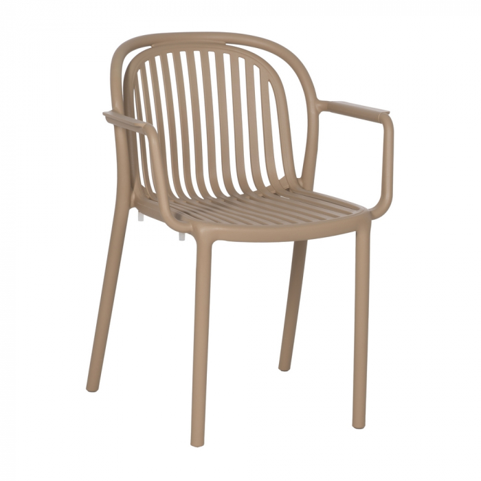 Set 2 scaune terasa bej ergonomice si moderne [2]