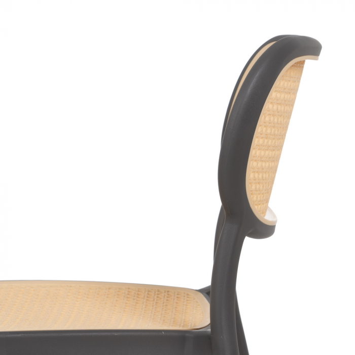 Set scaune bej-gri inchis polipropilena|Scaune moderne pentru interioare versatile [7]