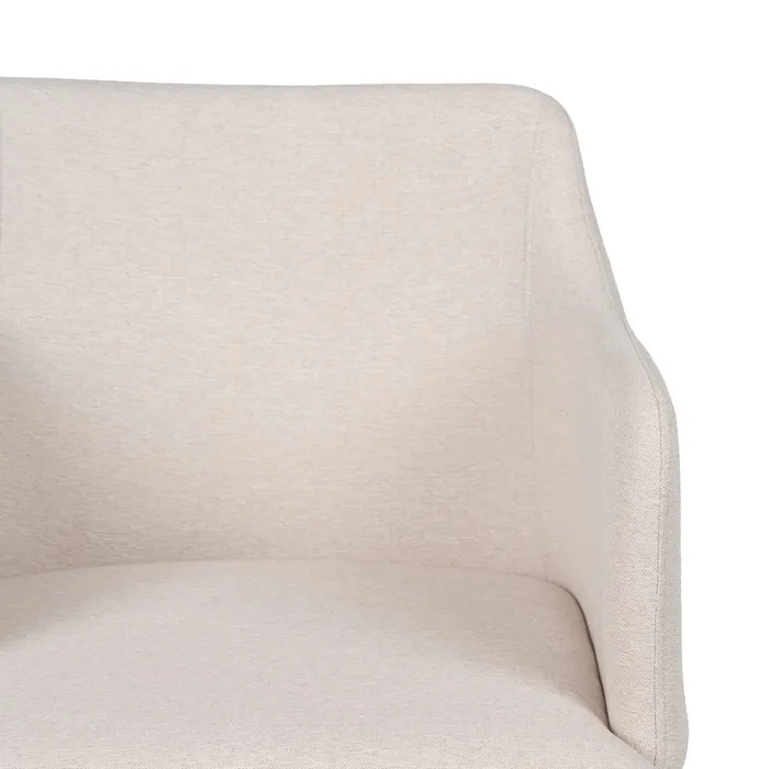 Set 2 scaune crem cotiere moderne|Scaune crem cu cotiere pentru birou [5]