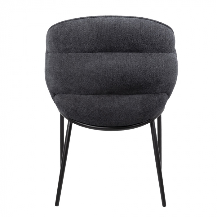 Set de 2 scaune gri cu brațe, confortabile și elegante, potrivite pentru dining sau birou modern [6]