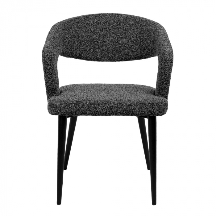 Set de 2 scaune elegante cu brațe, design sculptural și spătar curbat pentru confort și impact vizual [6]