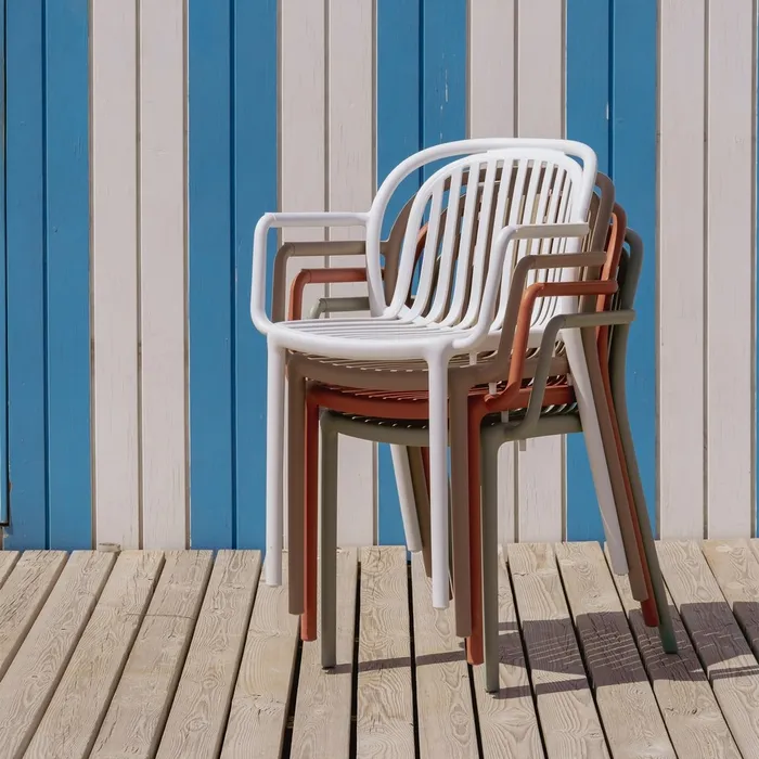 Set 2 scaune polipropilena vernil, durabile moderne [12]