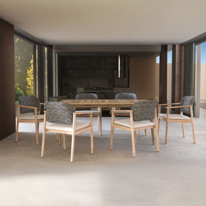 Set de 2 scaune Freeland stejar natural gri [2]
