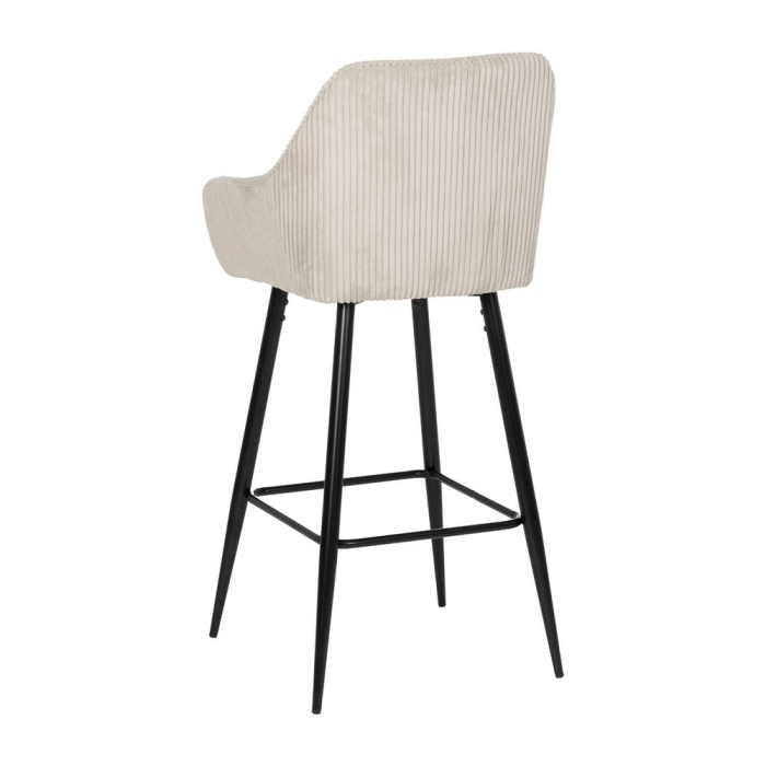 Set 2 scaune bar bej moderne|Scaune de bar bej pentru decoruri elegante [4]