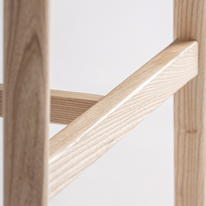 Set de 2 scaune de bar din lemn cu spătar pentru bucătărie și HoReCa [5]