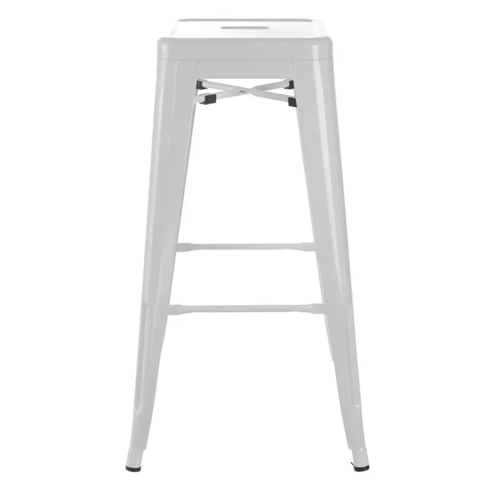 Scaune bar alb, decor contemporan [2]