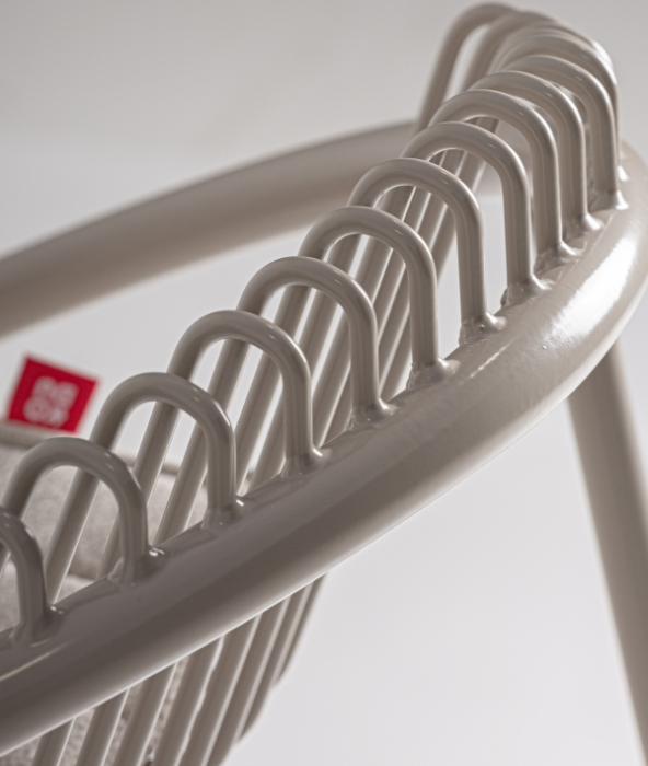 Set de 2 scaune de bar pentru gradina si HORECA Brienz 51x53x97 cm [7]