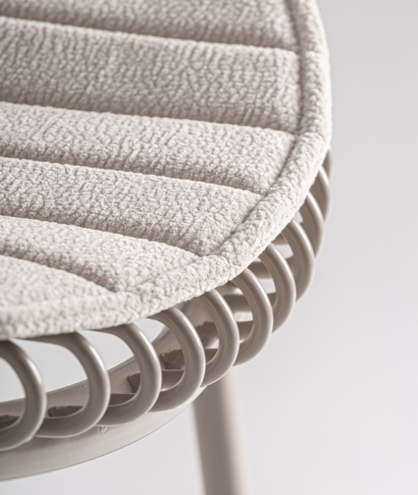 Set de 2 scaune de bar pentru gradina si HORECA Brienz 51x53x97 cm [5]