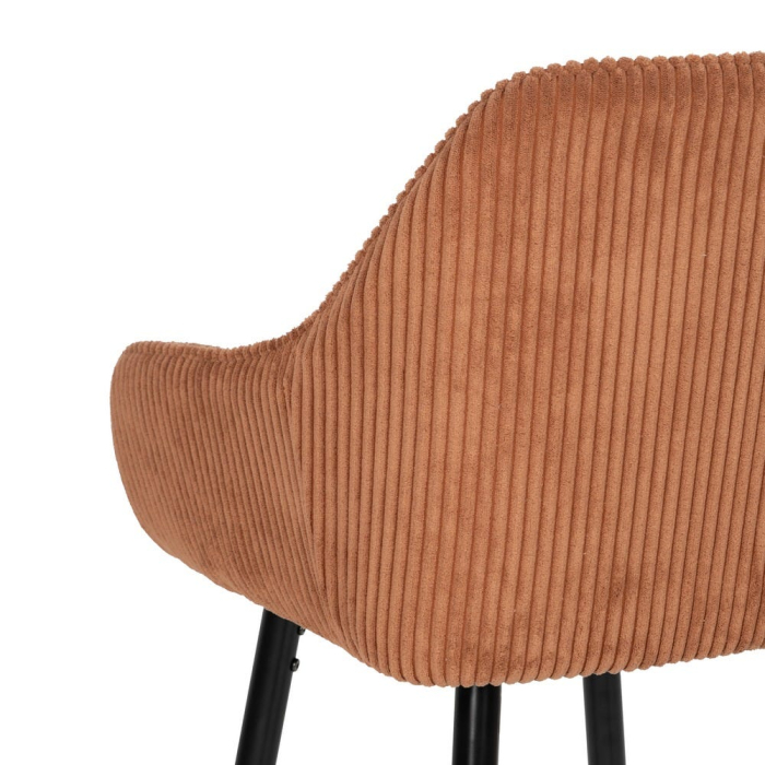 Set 2 scaune bar terracotta moderne|Scaune de bar terracotta pentru spații sofisticate [9]