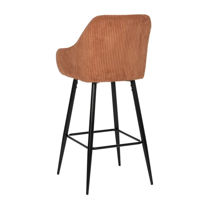 Set 2 scaune bar terracotta moderne|Scaune de bar terracotta pentru spații sofisticate [4]